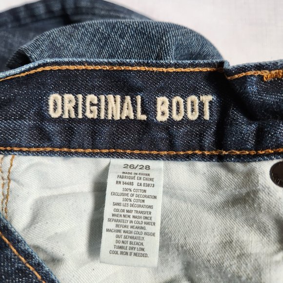 American Eagle Original Straight Leg Dark Indigo Jean Women (26/28) - Picture 12 of 16